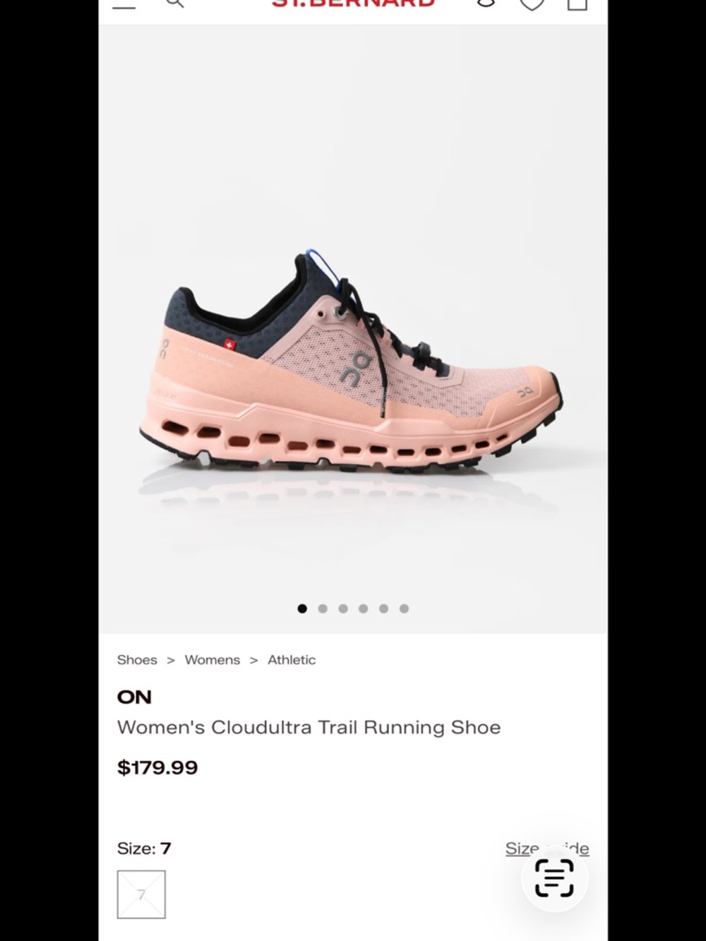 On Running Women's Cloudultra Trail Running Shoe - Pink sz 5.5 w new in box